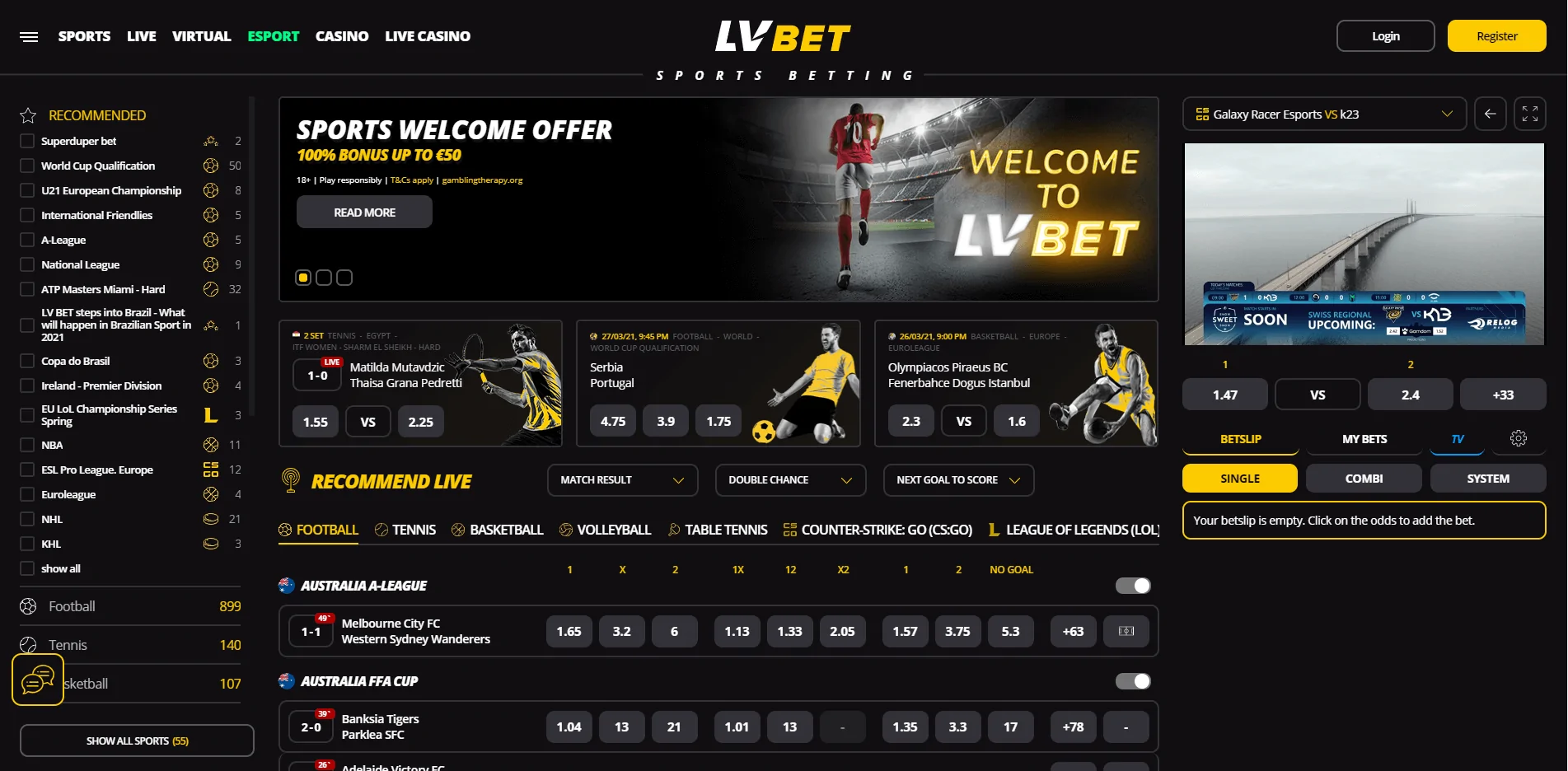 LVbet Website