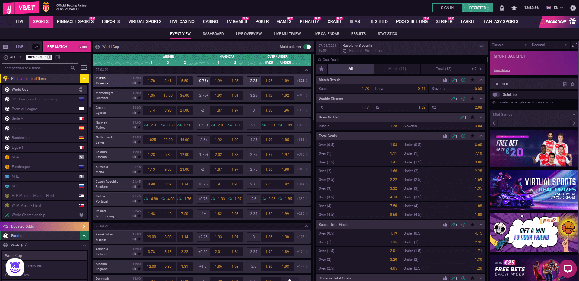 VBet Sportsbook Review