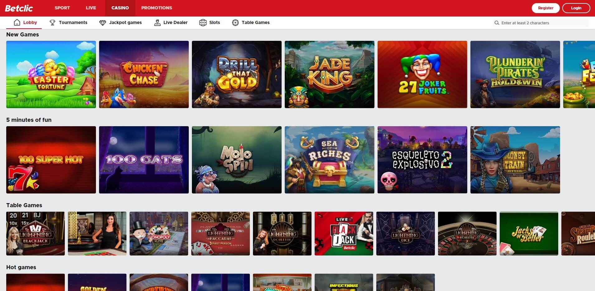 Betclic Casino Image