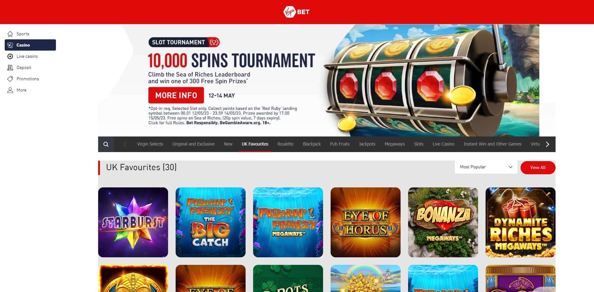 Virgin Bet Casino