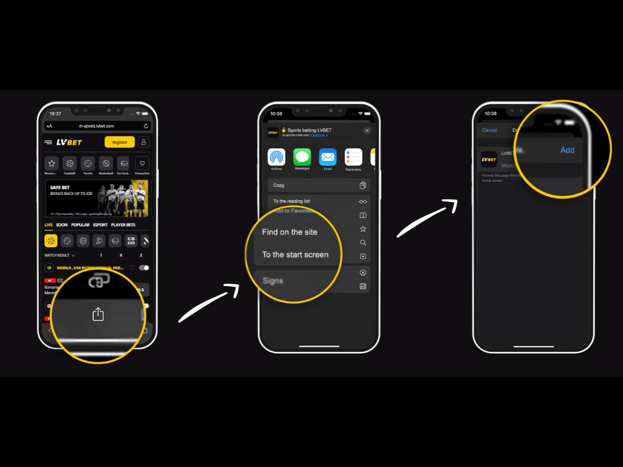 LVBET App Installation on iOS