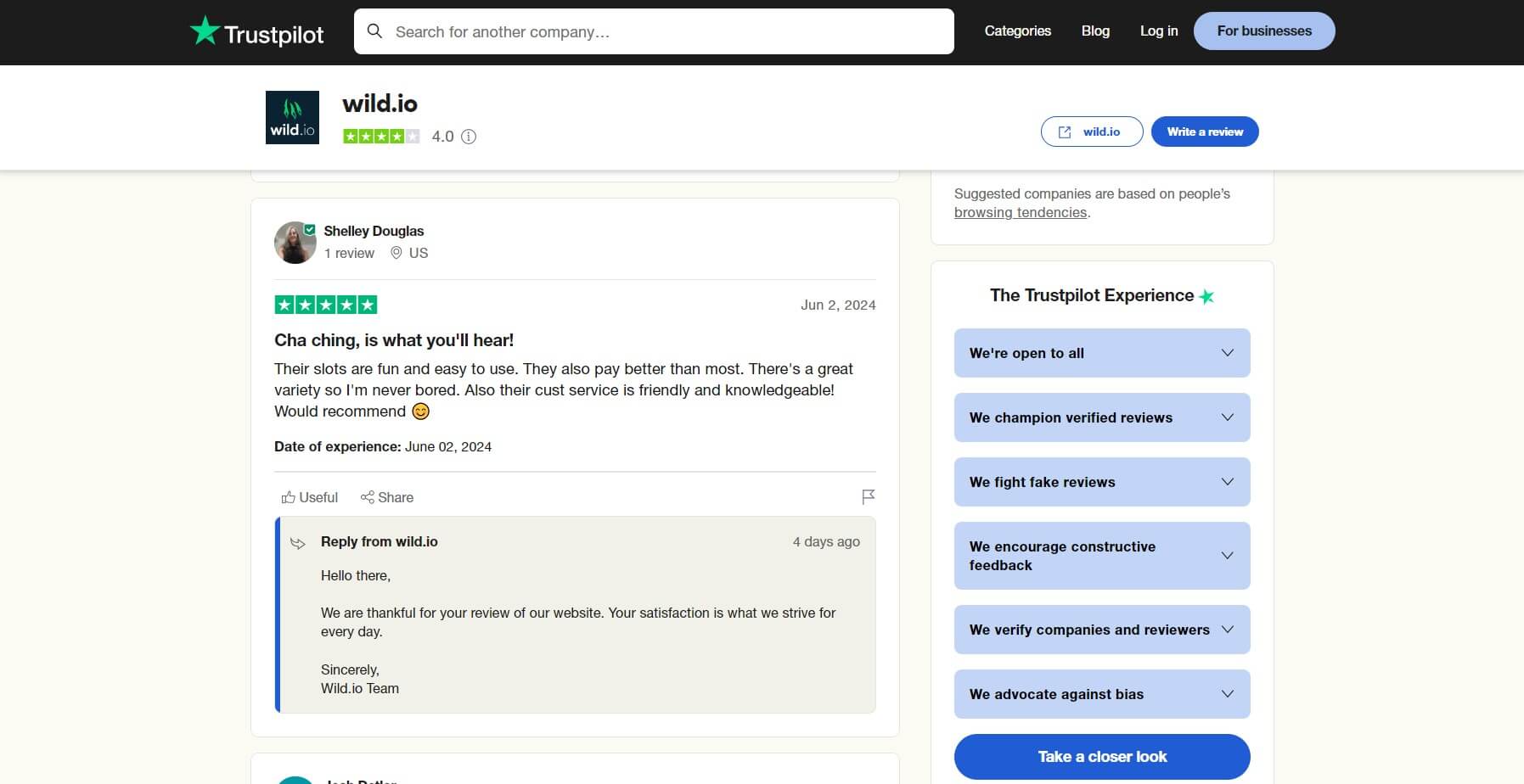 Wild.io Users Review