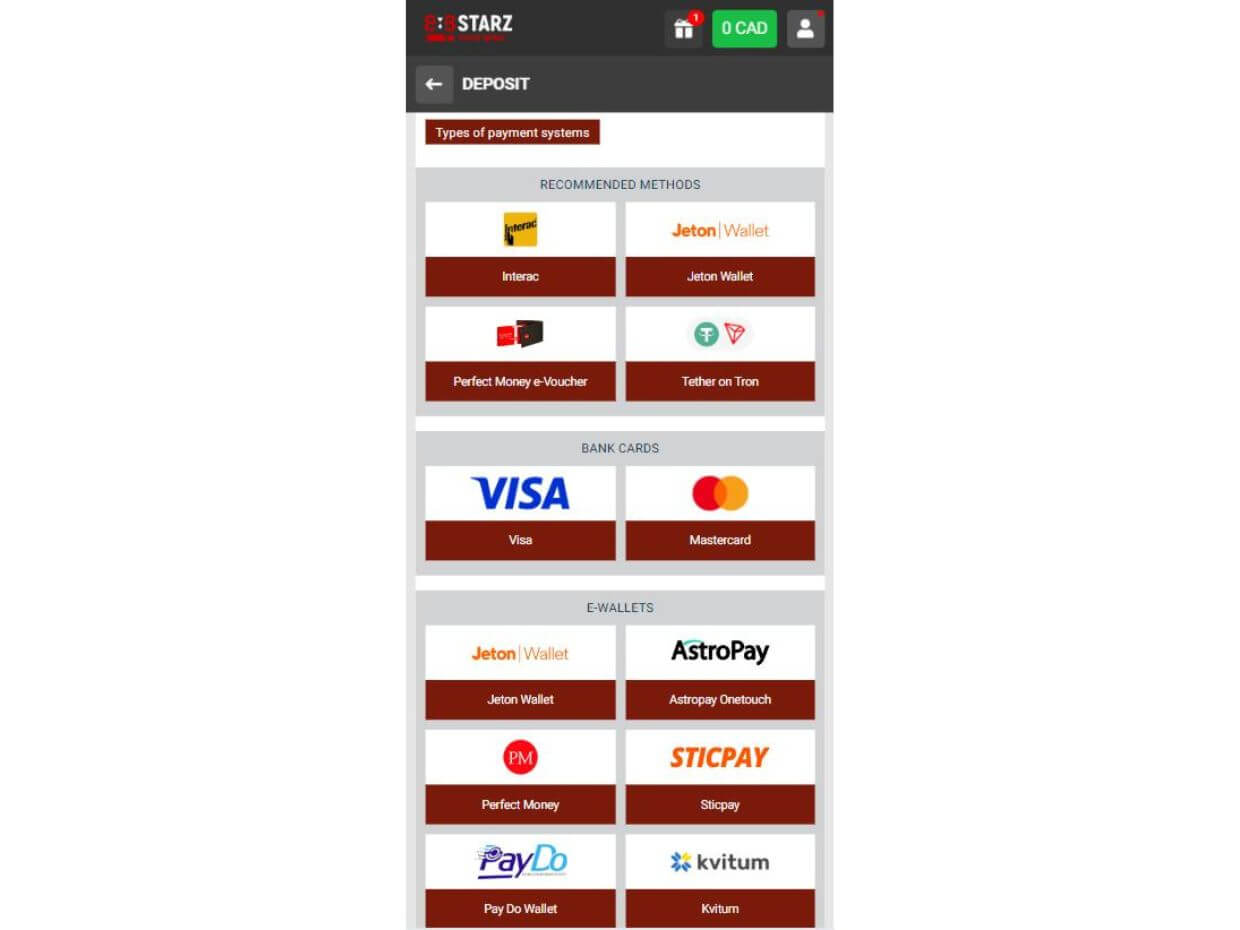 Mobile Deposit 888starz