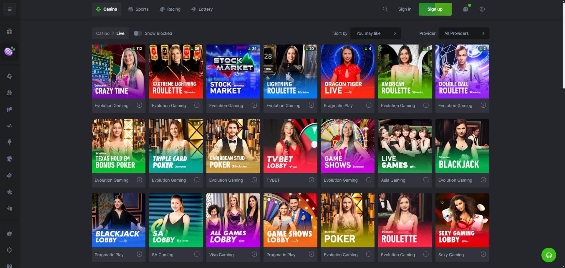 BC.Game Casino Liive