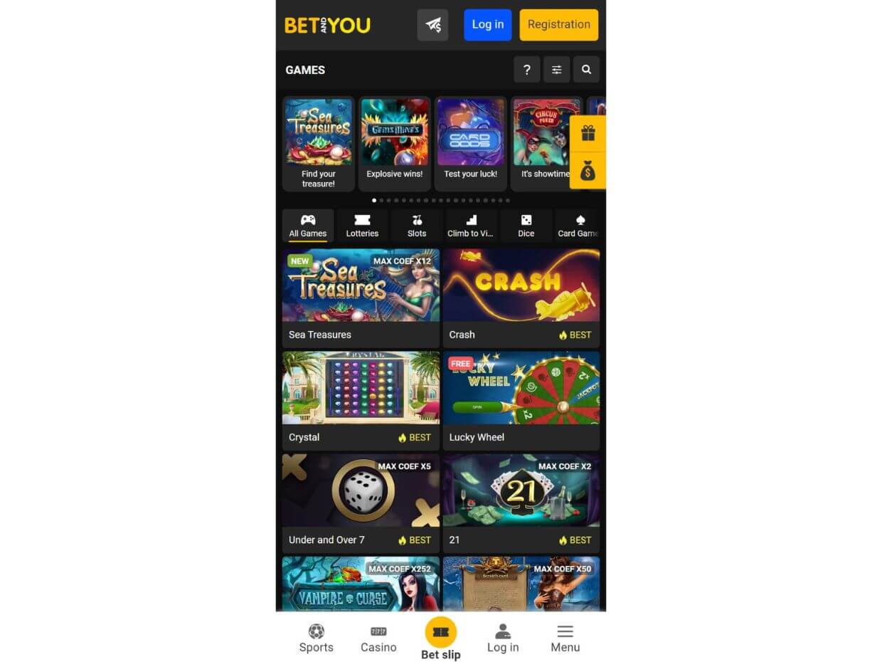 Application Android Betandyou