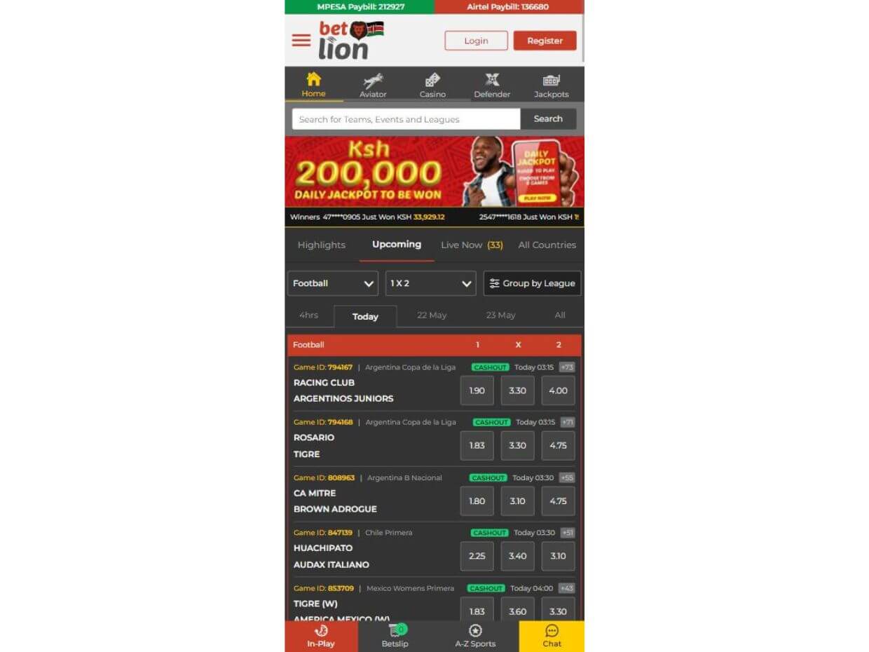 Mobile Review BetLion