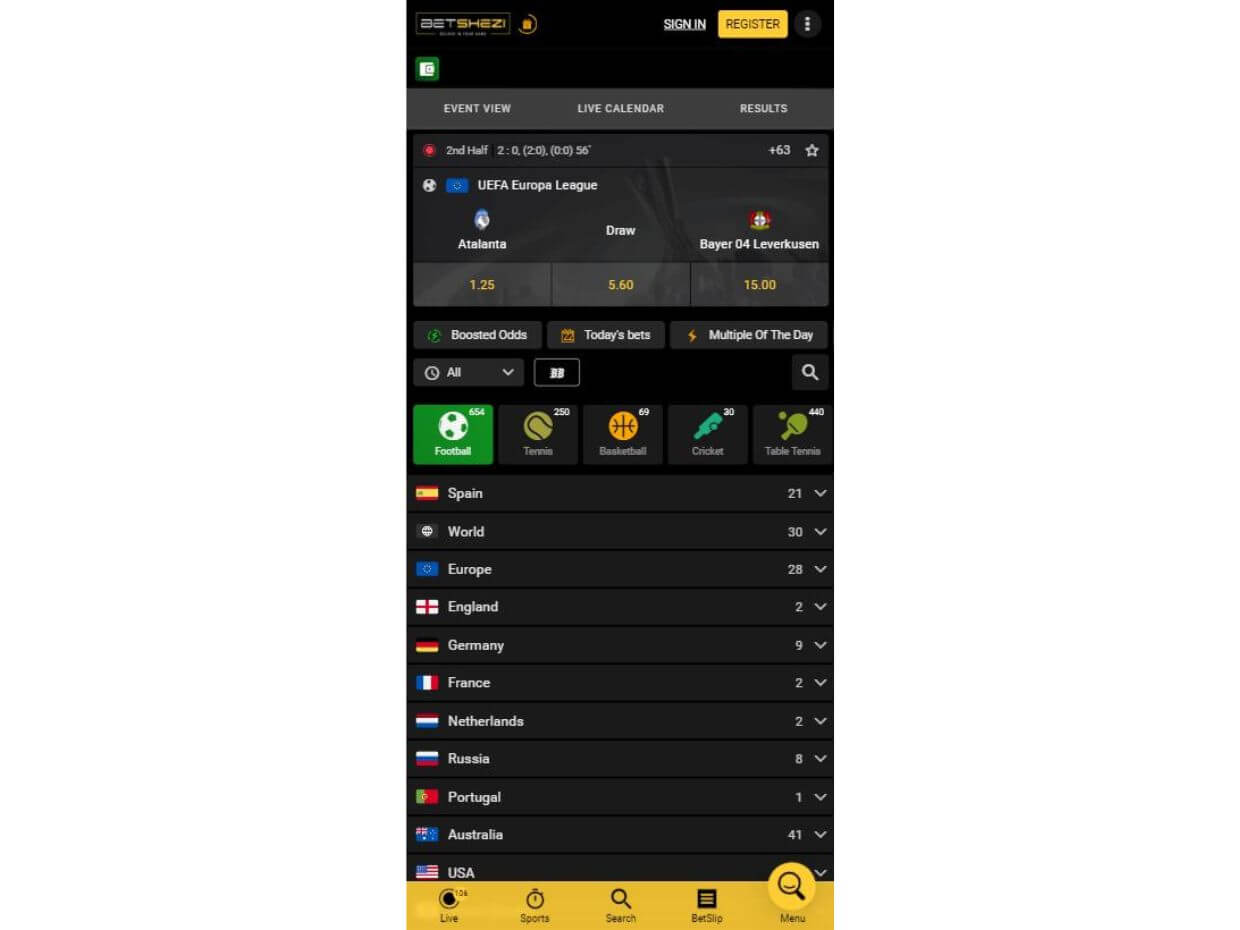 Mobile Review Betshezi