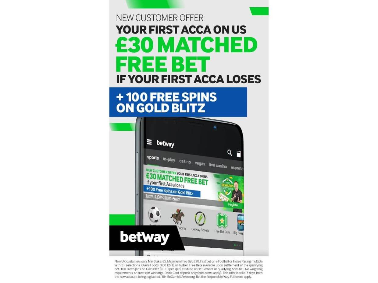 Mobile App Google Freebet Betway