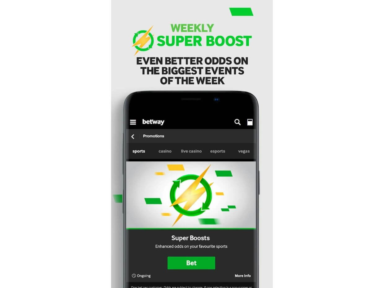Mobile App Google Super Boost Betway