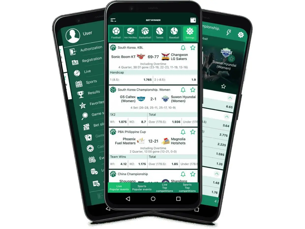 Applications BetWinner