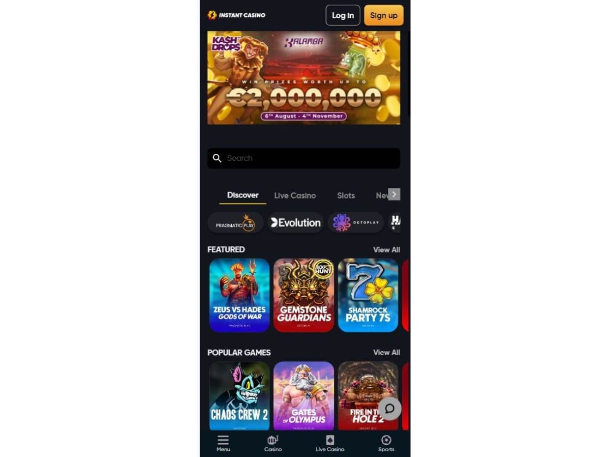 Mobile Casino InstantCasino