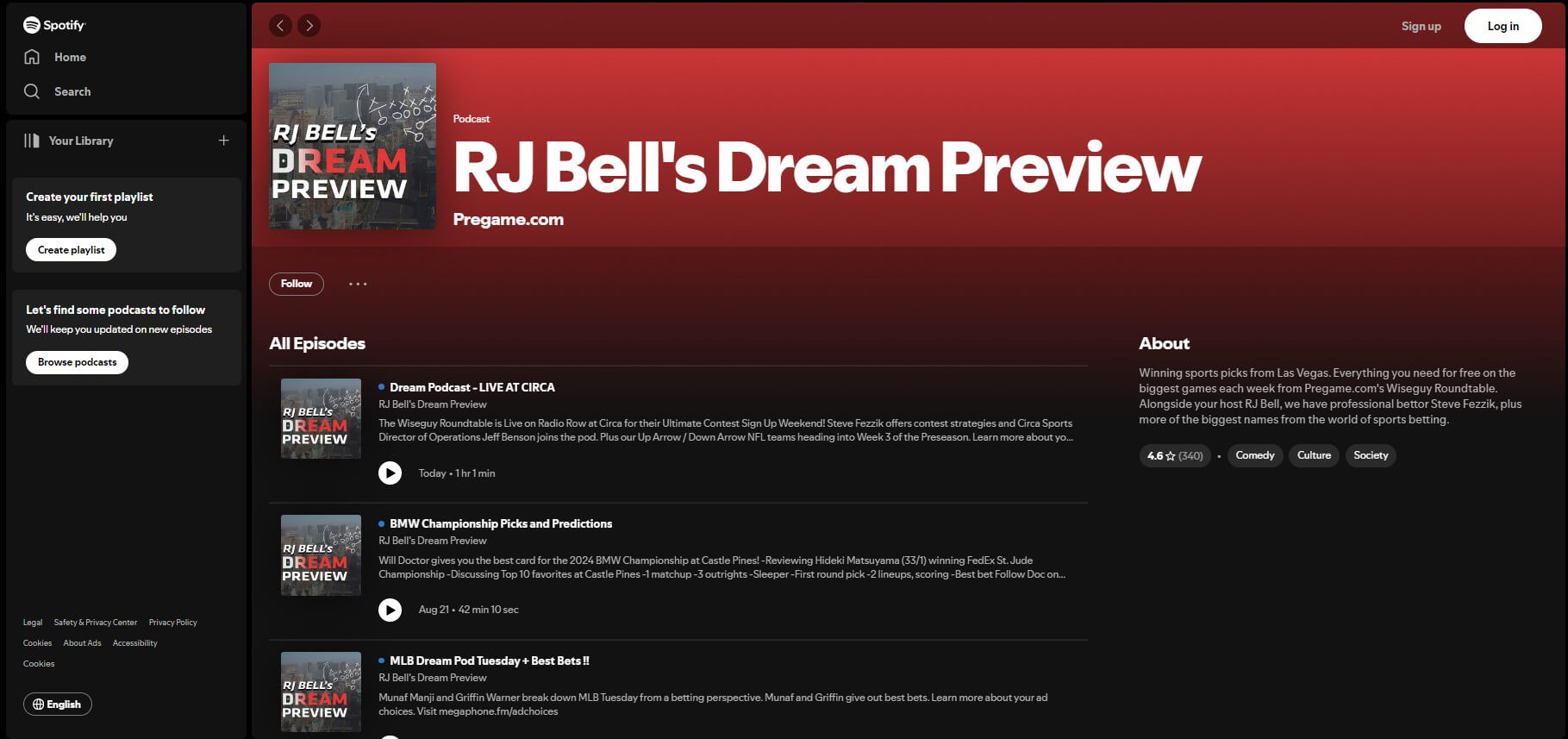 RJ Bell's Dream Preview
