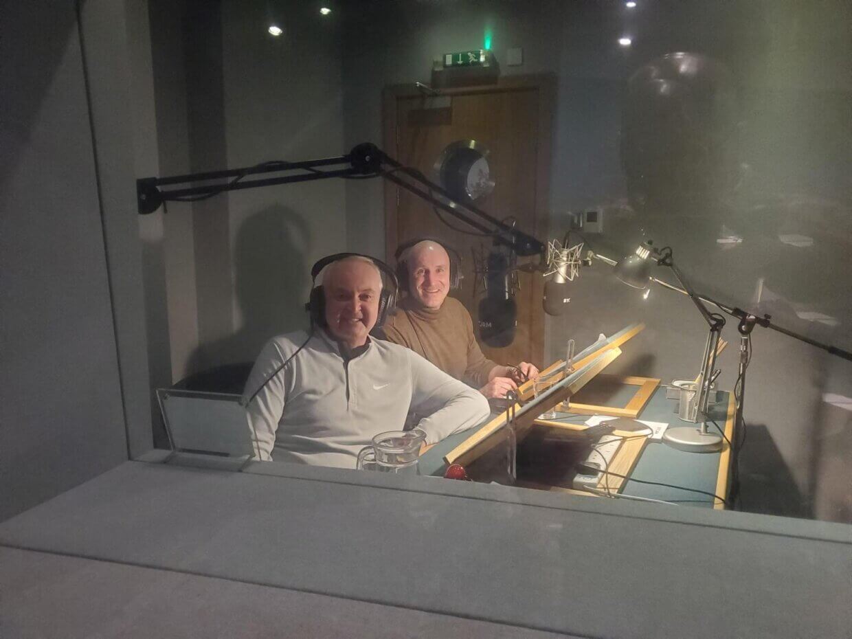 Derek Rae Working from Studio