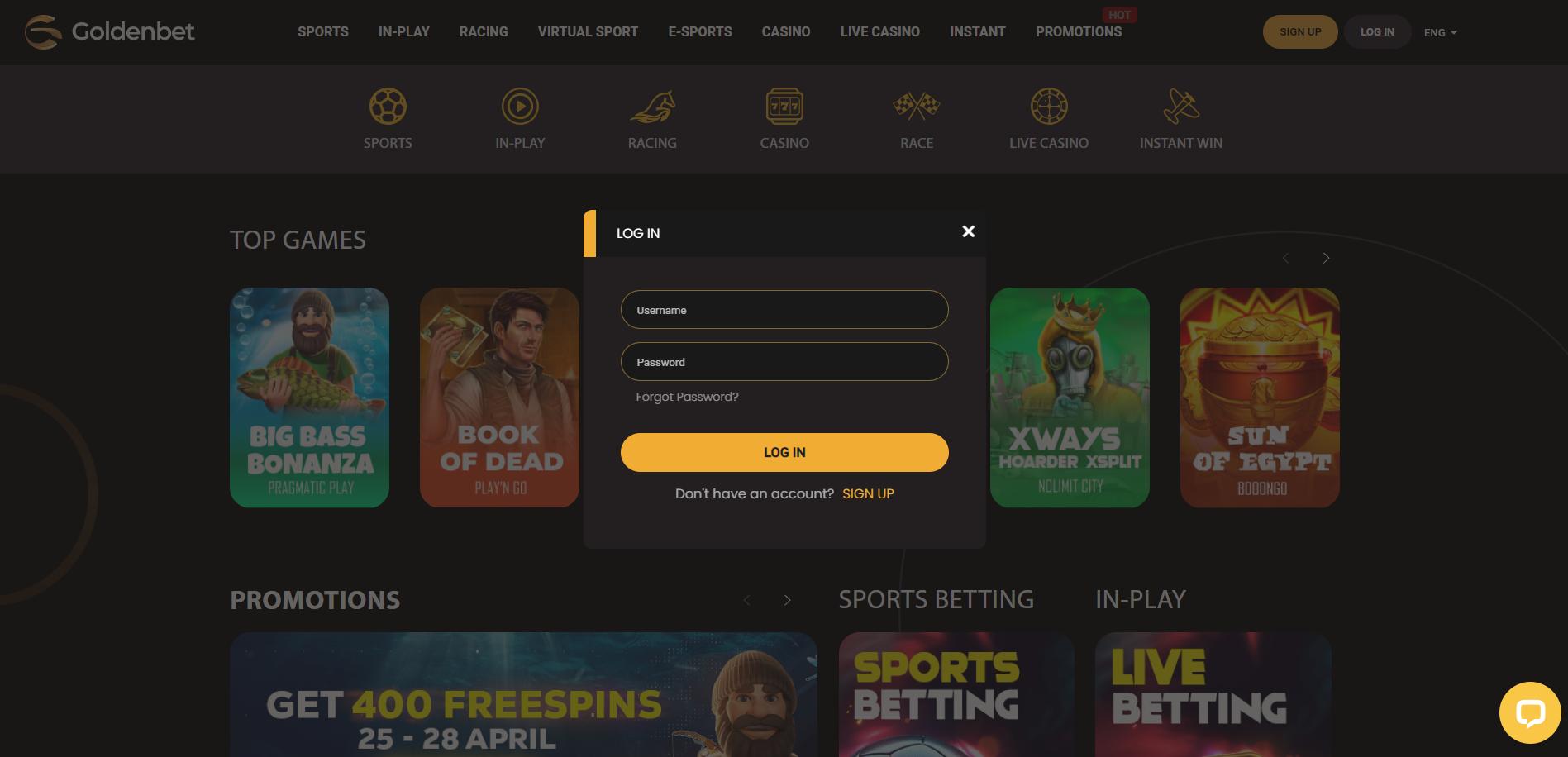 Secure Access to GoldenBet Account