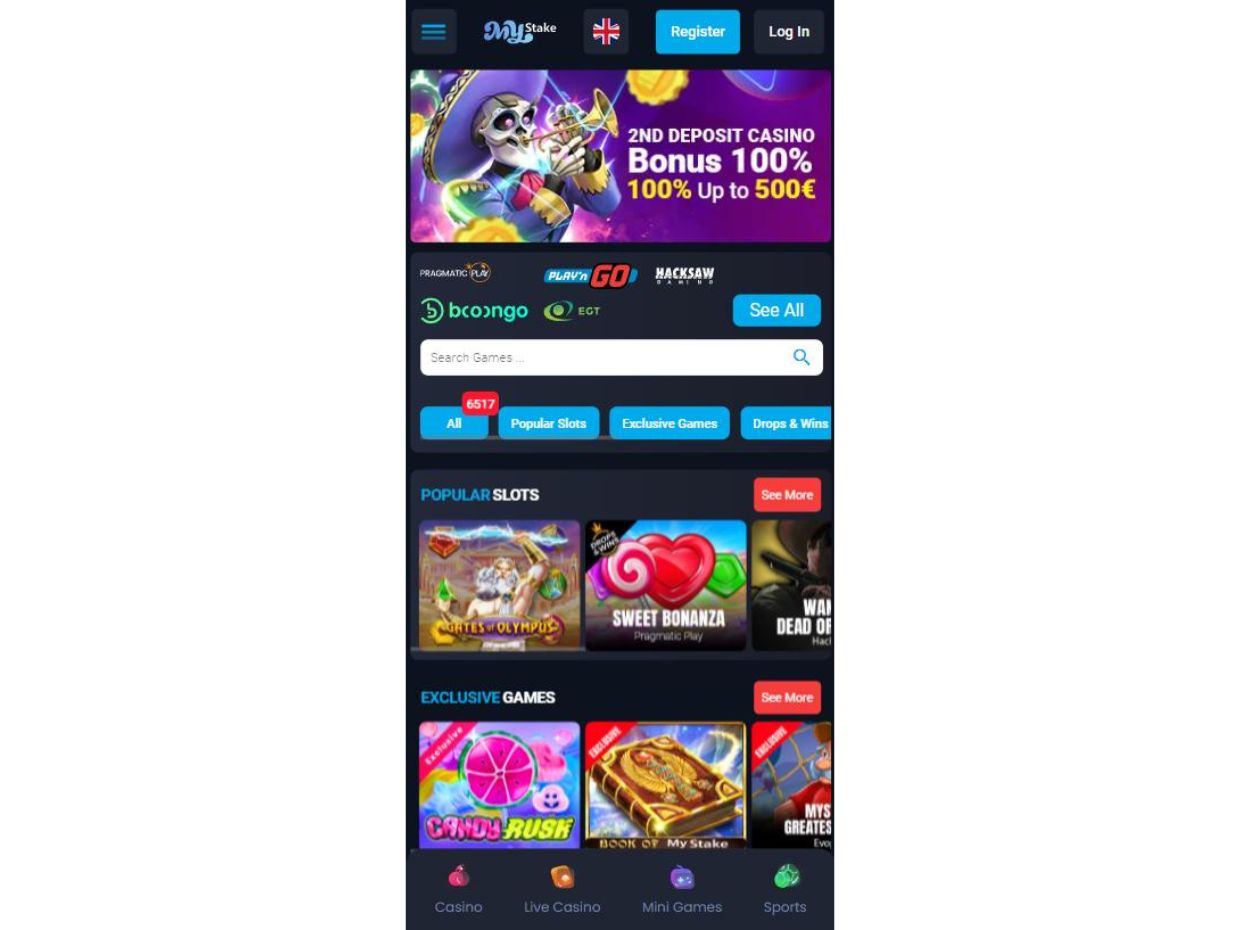 Playing Casino Games On Mystake