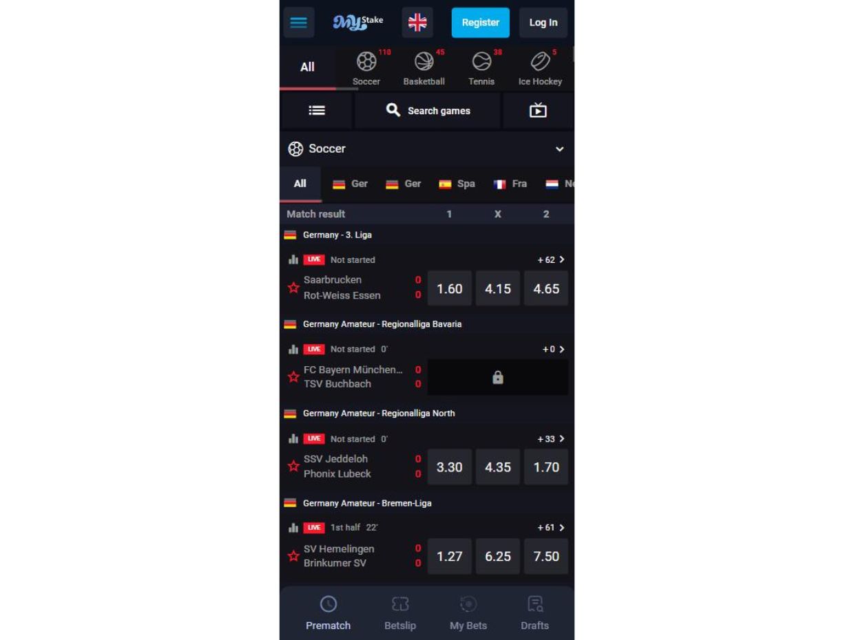 MyStake Mobile Version For Seamless Live Betting Action