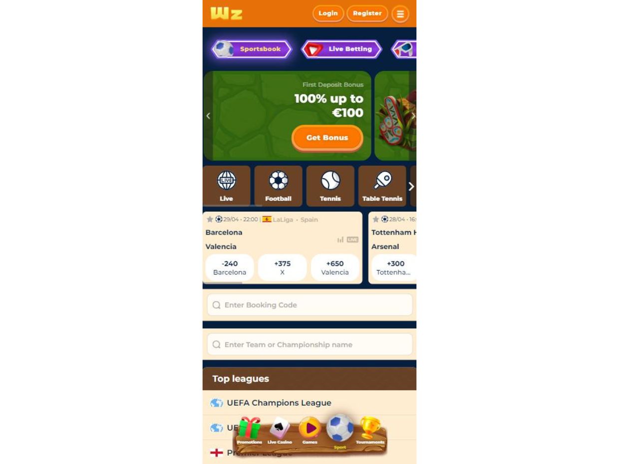 Wazamba Mobile App Features