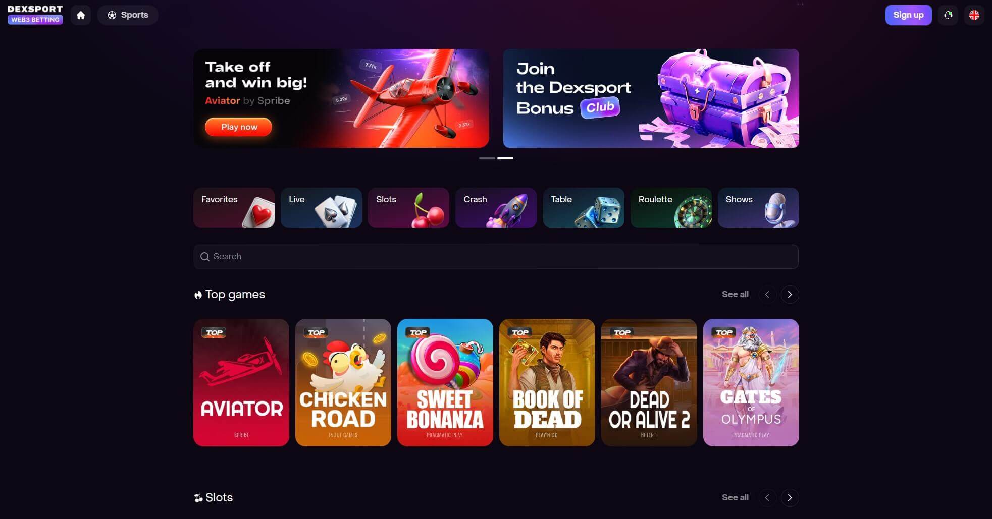 Dexport.io Casino – Play a Wide Range of Casino Games