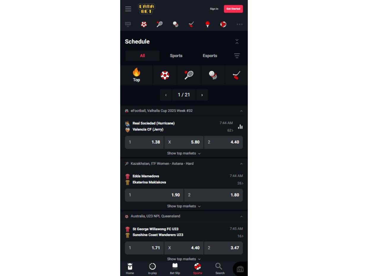 Lamabet Mobile Review