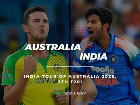 Cricket 2025 AUS Vs IND 5th T20I